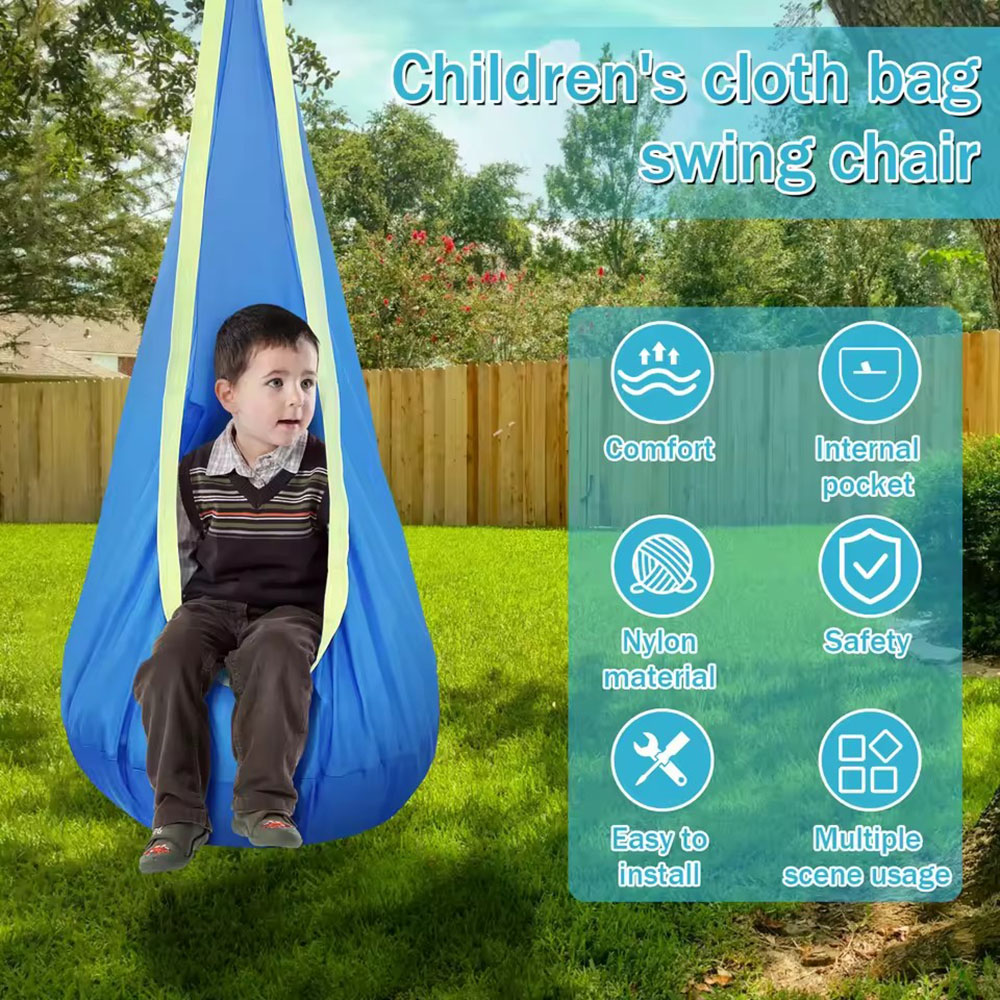 Kids Outdoor Bounce House - كرسي أرجوحة للأطفال من النايلون مع