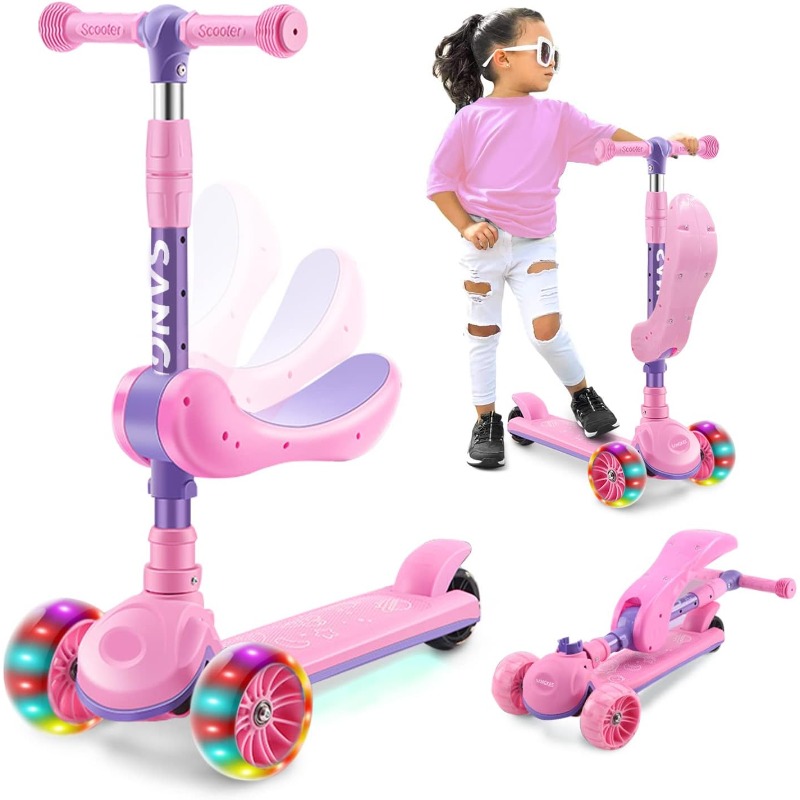 Kids Outdoor Ride On - 2 في 1 سكوتر ركلة للأطفال