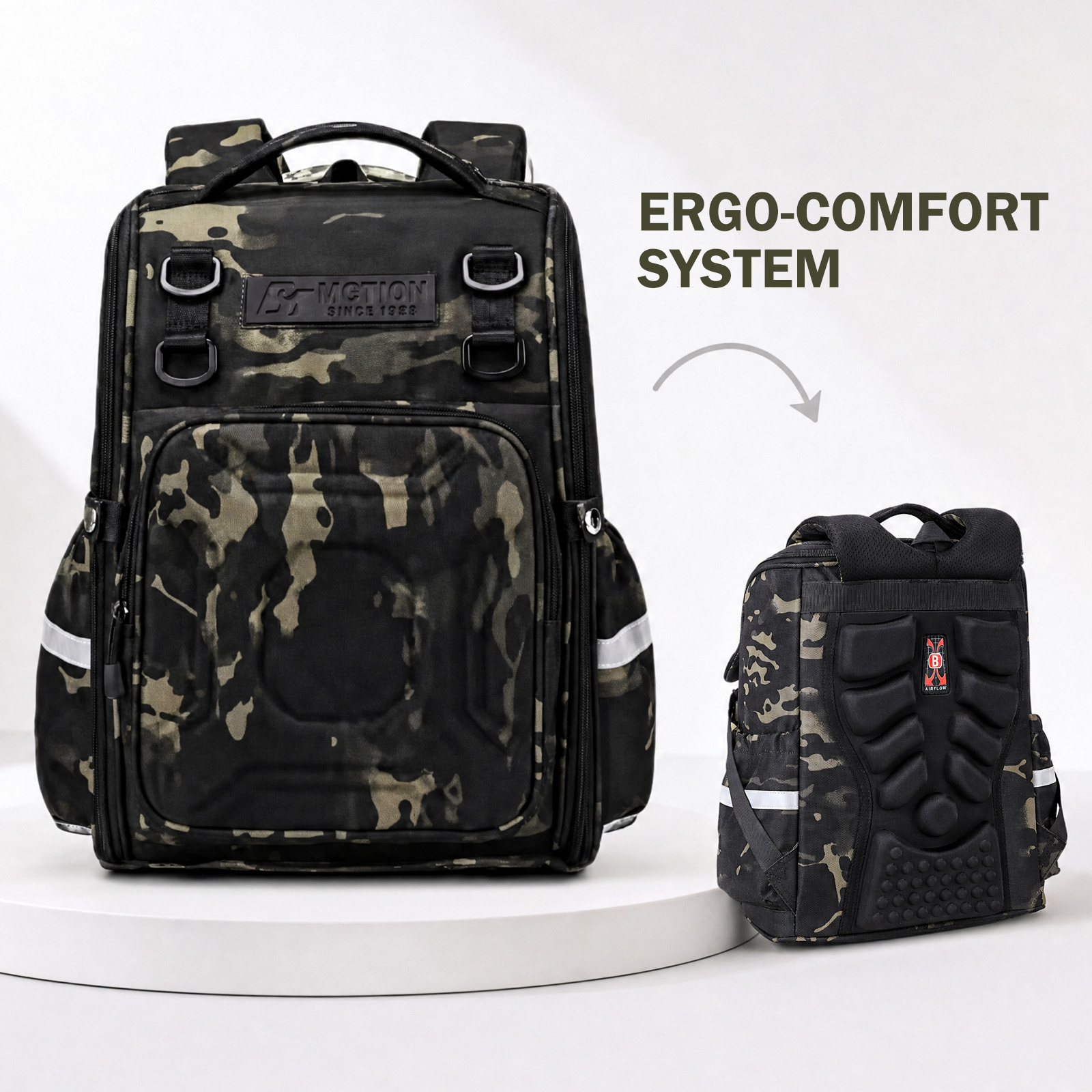 Kids Outdoor Backpack - حقيبة ظهر تكتيكية جديدة بنمط التمويه
