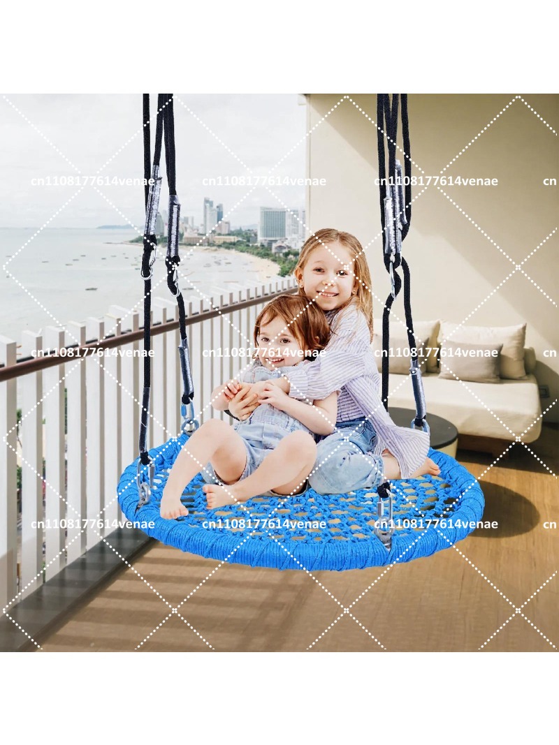 Kids Outdoor Nest Swing - أرجوحة دائرية خارجية للأطفال، مقعد ملعب