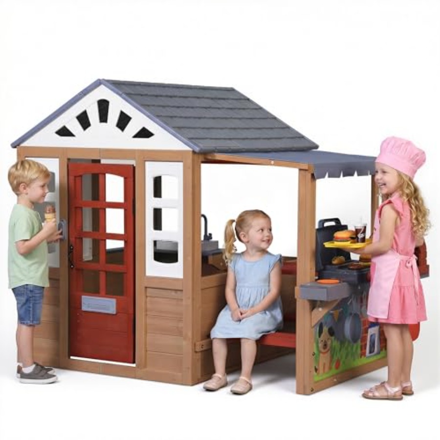 Kids Outdoor Grill Set - بيت لعب خارجي للأطفال من سن