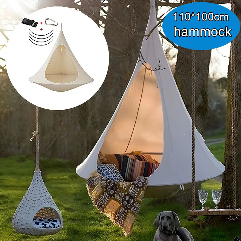 Kids Outdoor Hammock Chair - أرجوحة خارجية مقاومة للماء، كرسي معلق