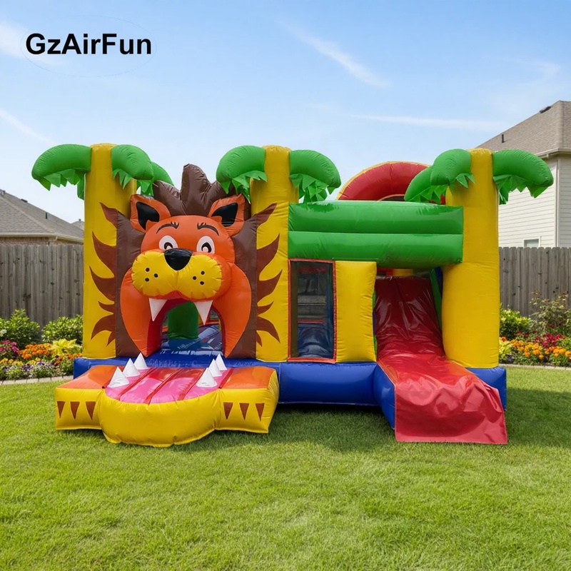 Kids Outdoor Bounce House - قلعة قفز قابلة للنفخ مخصصة للاستخدام