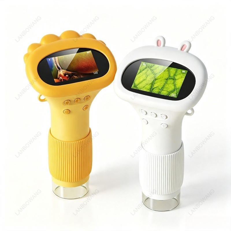 Kids Outdoor Microscope - مجهر رقمي للأطفال بشاشة IPS مقاس
