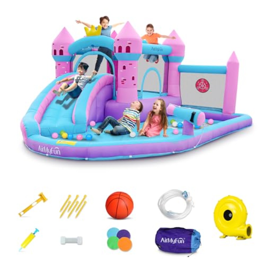 Kids Outdoor Bounce House - زحليقة مائية قابلة للنفخ للأطفال من