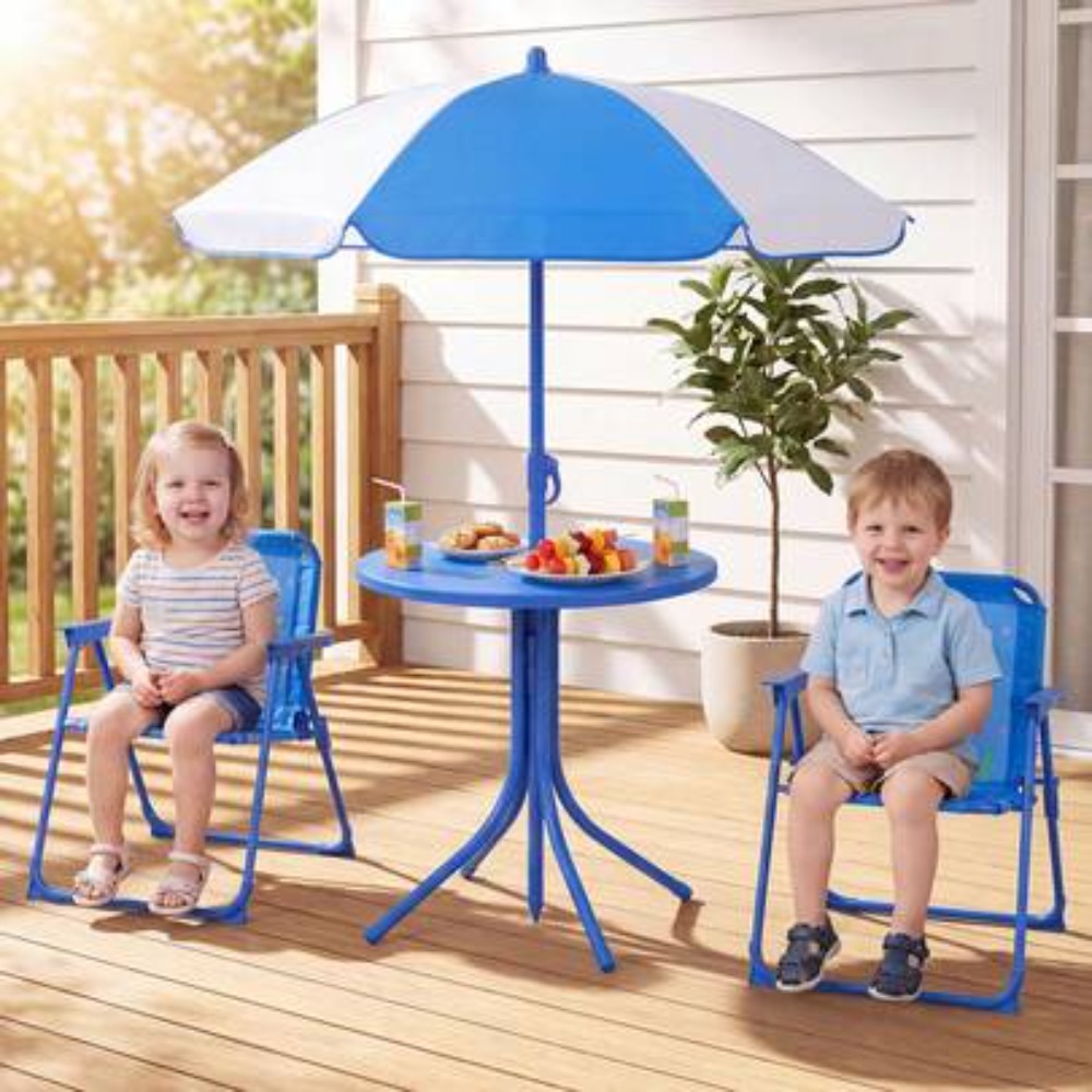 Kids Outdoor Table And Chairs - طاولة نزهة للأطفال مع كرسيين قابلين