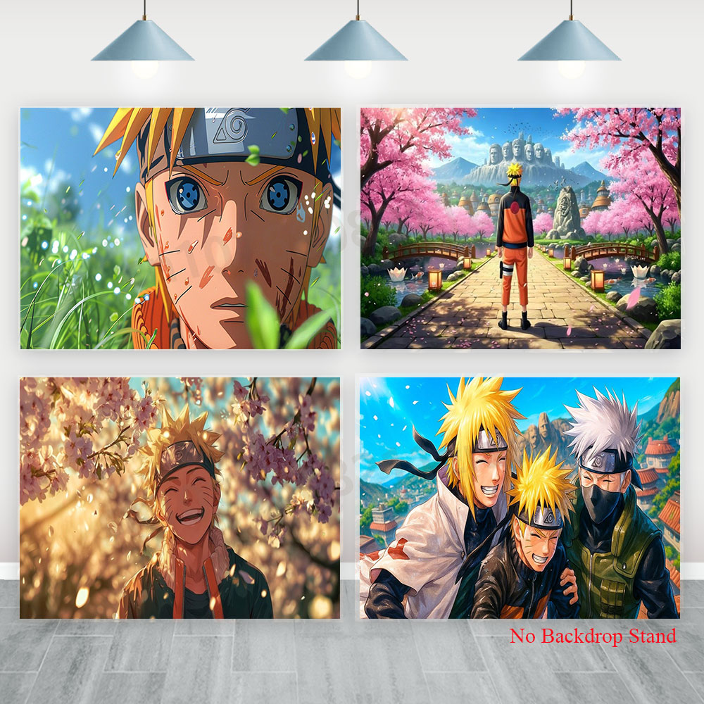 Kids Outdoor Movies - خلفية ناروتو للأولاد، زينة حفلات أعياد