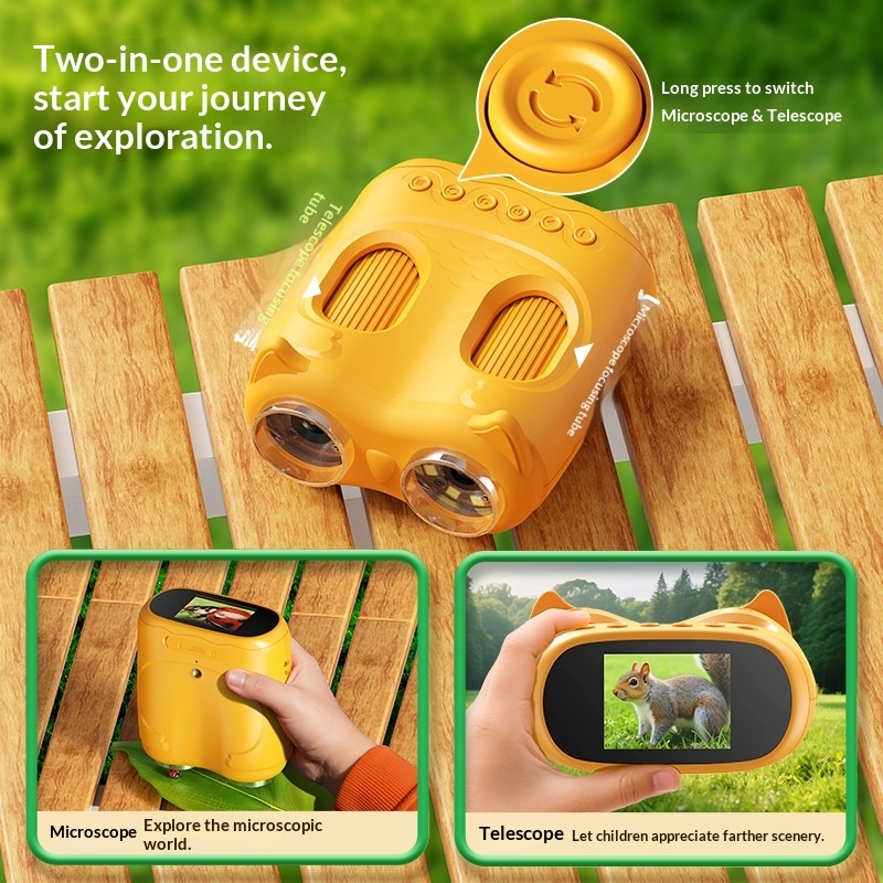 منظار تعليمي للأطفال 2 في 1: ك - مراجعة Kids Outdoor Microscope وسعره
