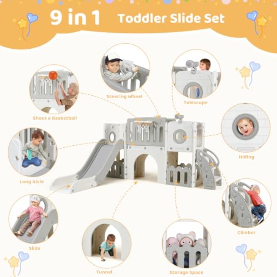 مجموعة ألعاب زحليقة للأطفال 9  - مراجعة Kids Outdoor Gear وسعره