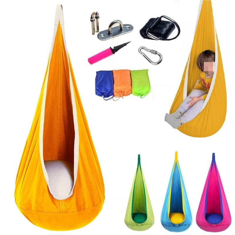 1 قطعة الاطفال جراب سوينغ مقعد - مراجعة Kids Yellow Outdoor Chair وسعره