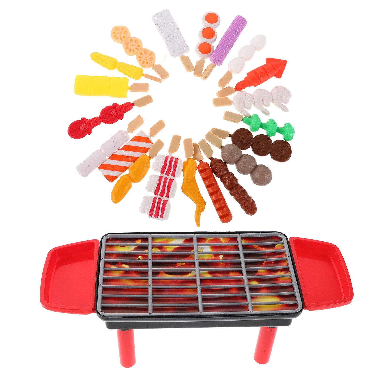 20 قطعة من مجموعة ألعاب الشواء - مراجعة Kids Outdoor Grill Set وسعره