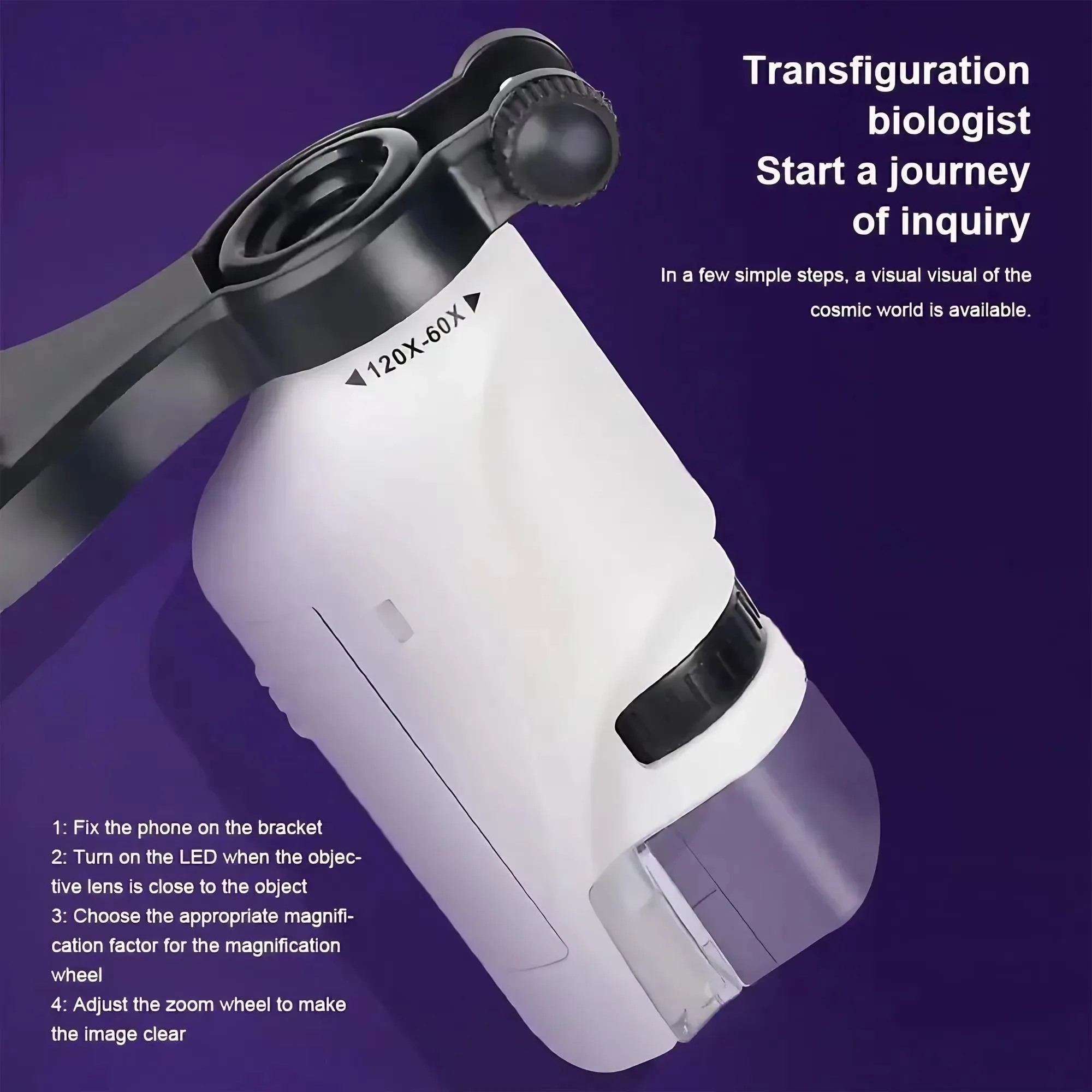 مجهر جيب للأطفال محمول صغير ال - مراجعة Kids Outdoor Microscope وسعره