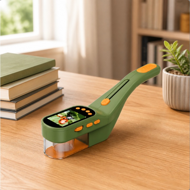 مجهر رقمي محمول للأطفال 2 في 1 - مراجعة Kids Outdoor Microscope وسعره