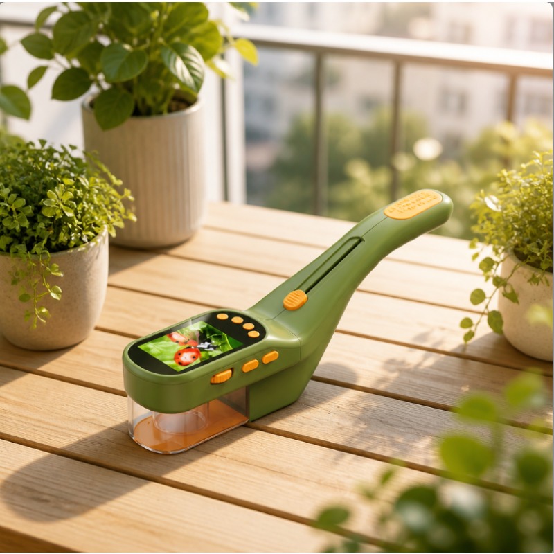 مجهر رقمي محمول للأطفال 2 في 1 - مراجعة Kids Outdoor Microscope وسعره
