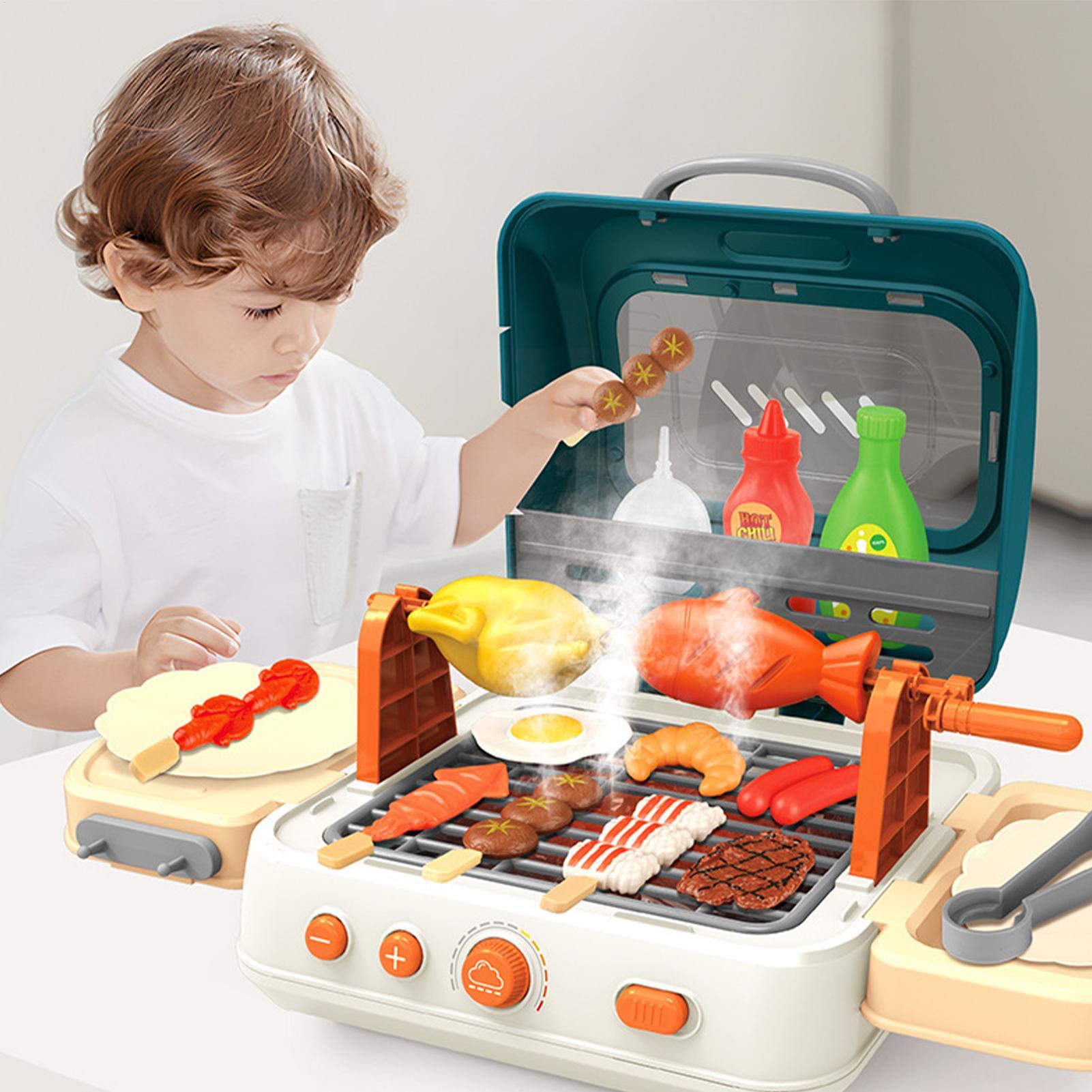 مجموعة ألعاب الشواء الخارجية ل - مراجعة Kids Outdoor Grill Set وسعره
