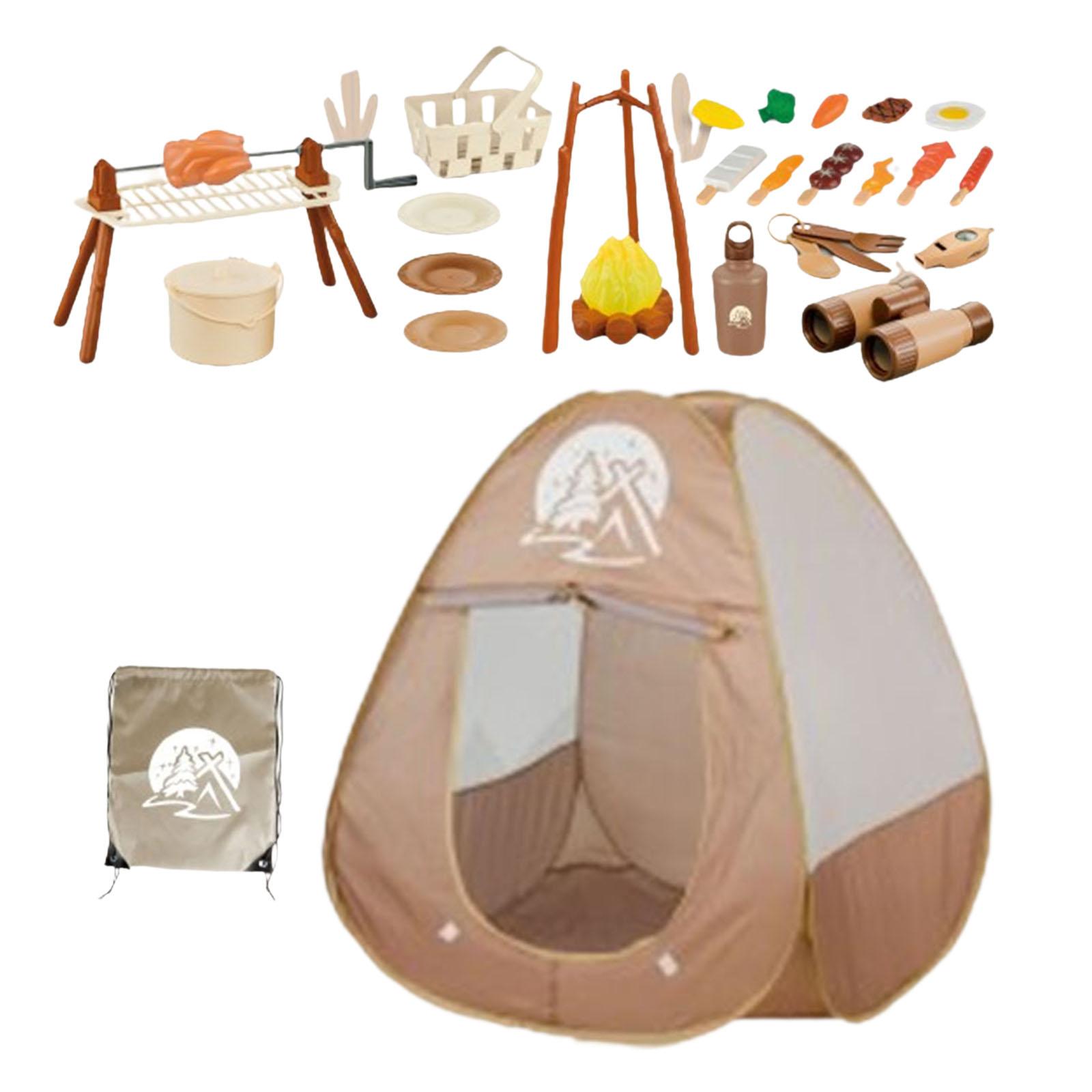 مجموعة تخييم للأطفال مكونة من  - مراجعة Kids Outdoor Grill Set وسعره