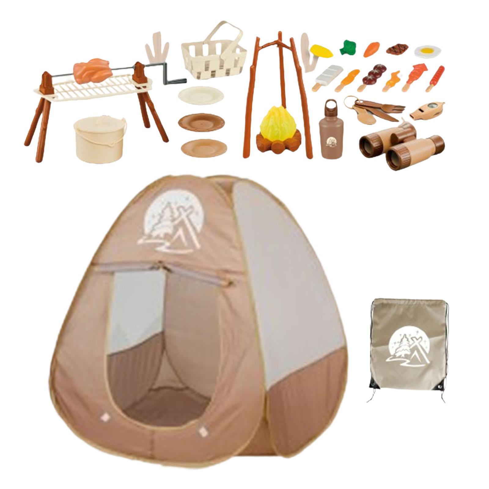 مجموعة تخييم للأطفال مكونة من  - مراجعة Kids Outdoor Grill Set وسعره