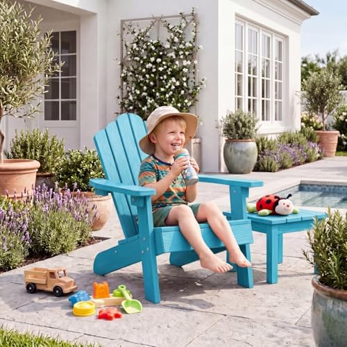 كرسي أديرونداك للأطفال، كرسي خ - مراجعة Kids Outdoor Adirondack Chair وسعره