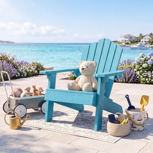 كرسي أديرونداك للأطفال، كرسي خ - مراجعة Kids Outdoor Adirondack Chair وسعره