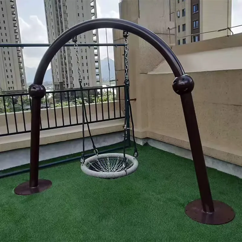 مجموعة أرجوحة خارجية معلقة دائ - مراجعة Kids Outdoor Nest Swing وسعره