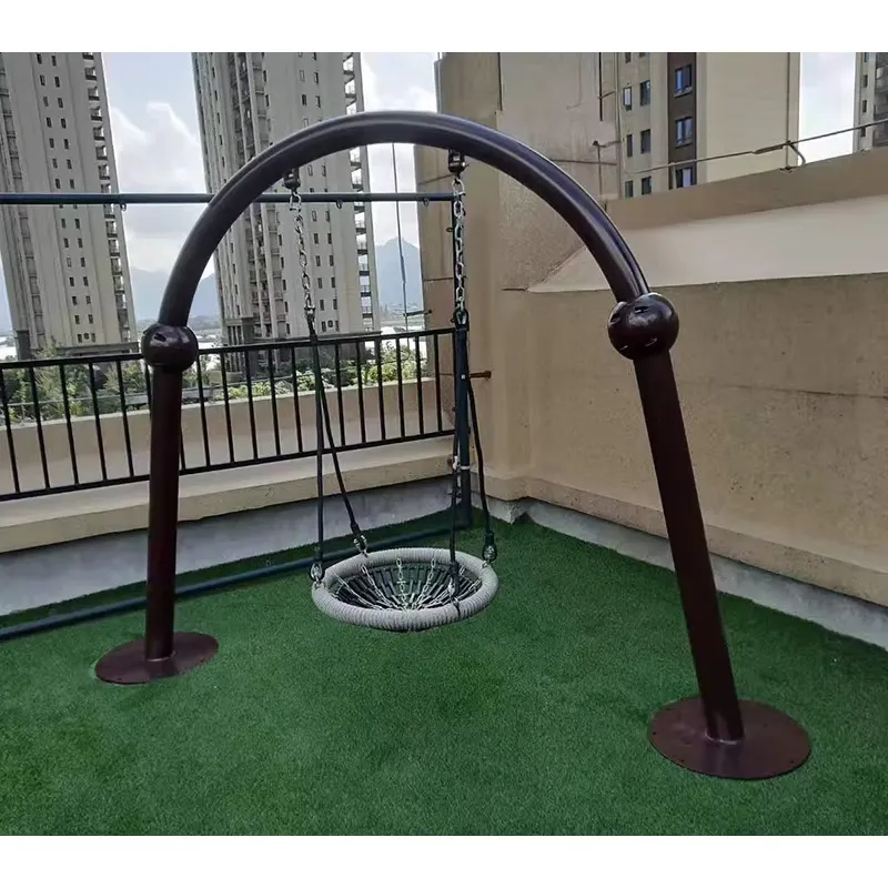 مجموعة أرجوحة خارجية معلقة دائ - مراجعة Kids Outdoor Nest Swing وسعره