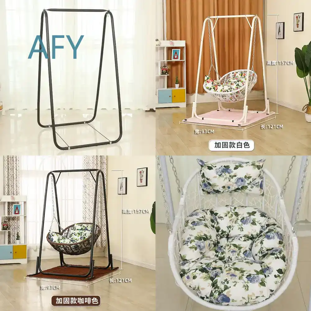 كرسي هزاز داخلي وخارجي للشرفة، - مراجعة Kids Outdoor Nest Swing وسعره