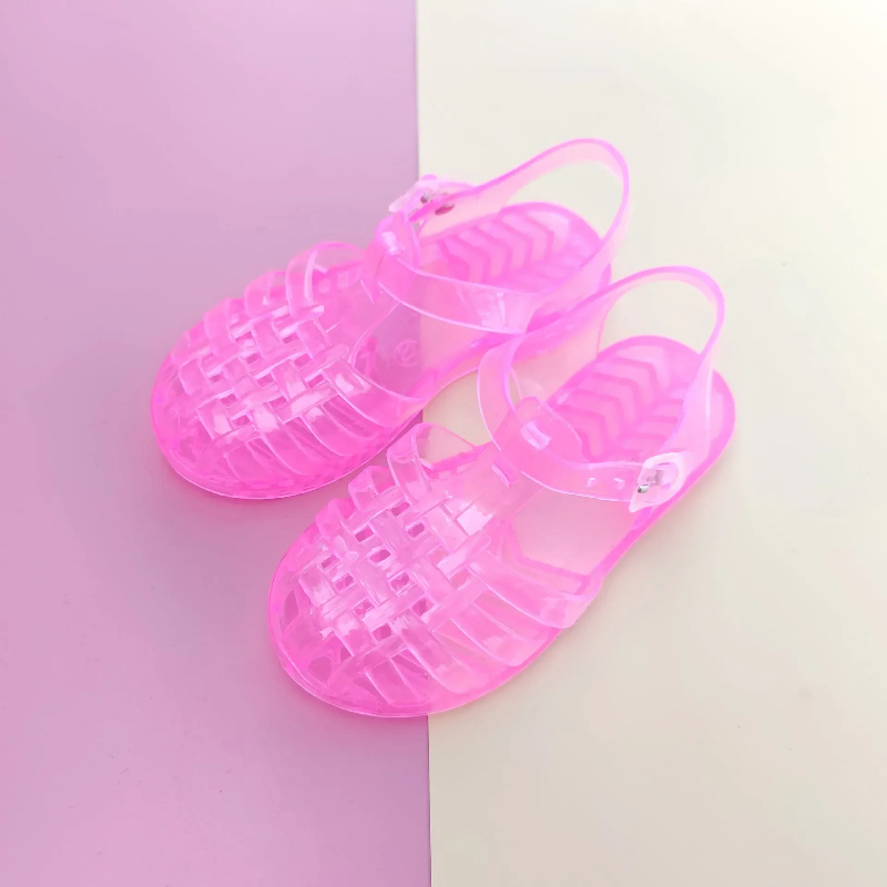 صنادل شفافة مع مشبك للفتيات ،  - مراجعة Kids Outdoor Outfit وسعره
