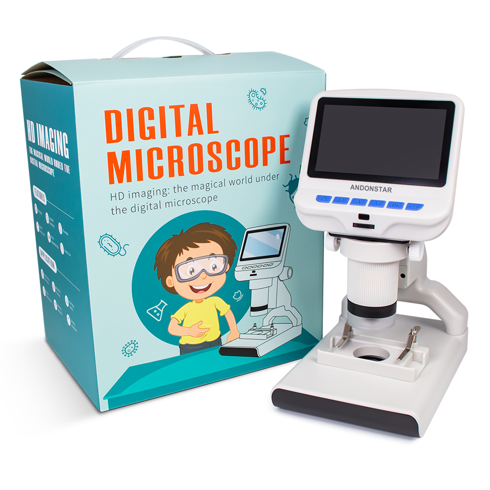 Andonstar 4.3 بوصة Chlidren 2M - مراجعة Kids Outdoor Microscope وسعره