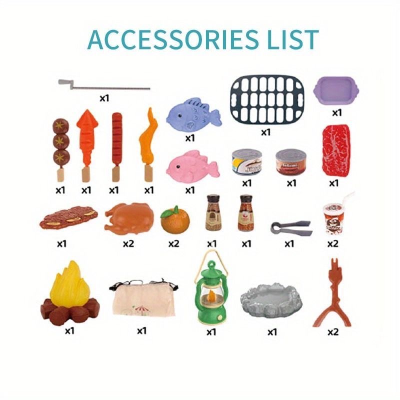 مجموعة لعب التخييم للأطفال مع  - مراجعة Kids Outdoor Grill Set وسعره