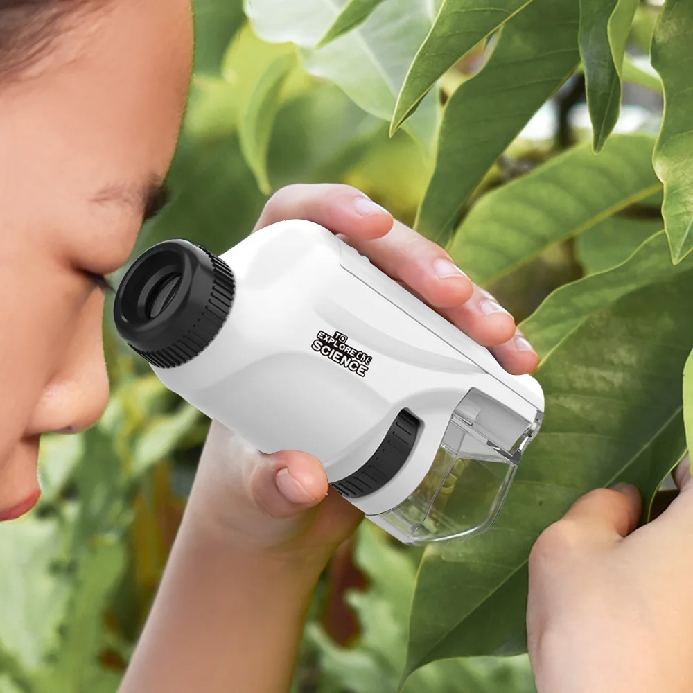 مجهر محمول باليد بتكبير 60X و1 - مراجعة Kids Outdoor Microscope وسعره
