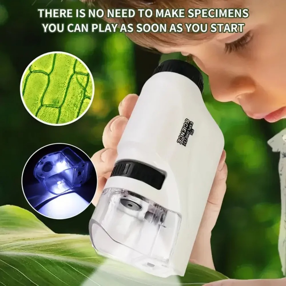 مجهر محمول باليد بتكبير 60X و1 - مراجعة Kids Outdoor Microscope وسعره