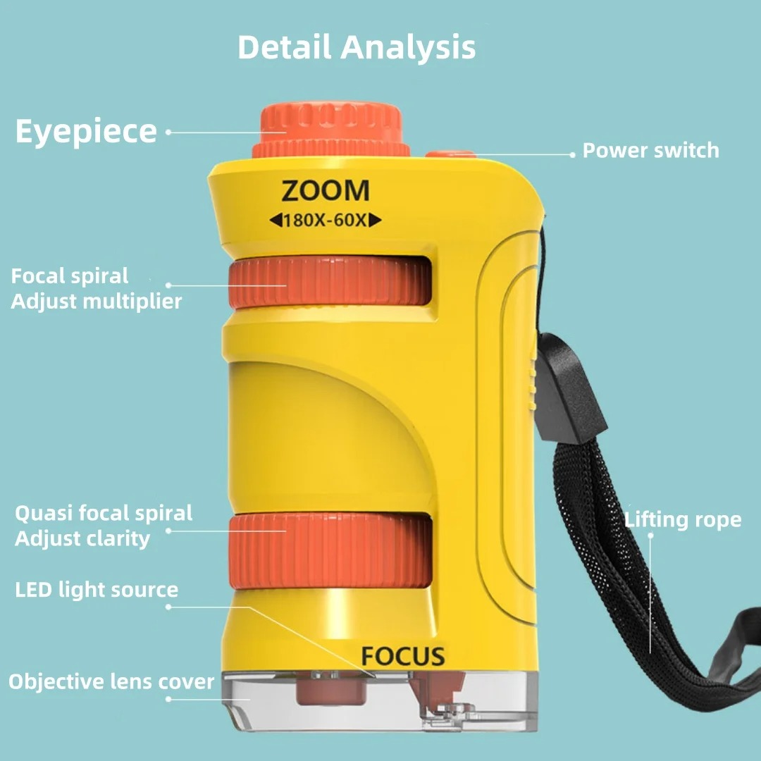 لعبة تعليمية علمية STEM للأطفا - مراجعة Kids Outdoor Microscope وسعره