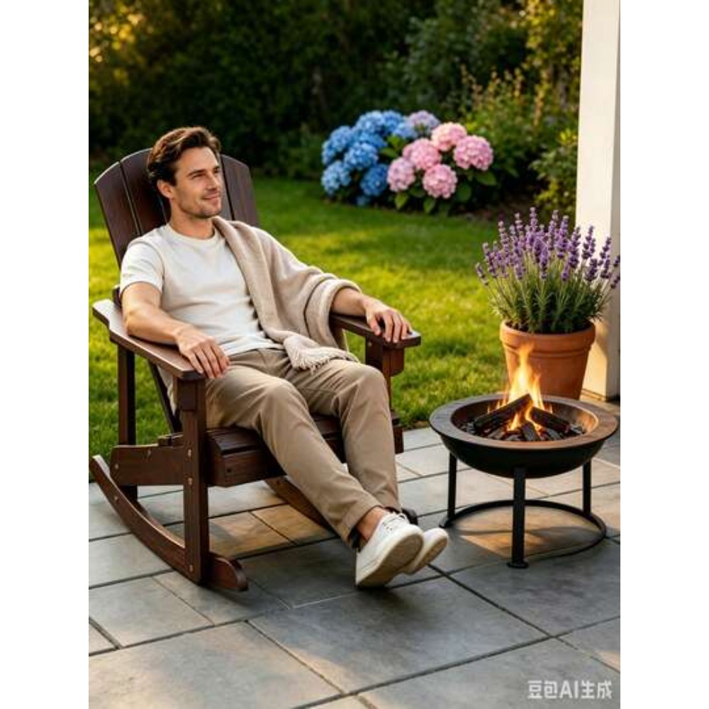 كرسي هزاز خشبي للأطفال للاستخد - مراجعة Kids Outdoor Adirondack Chair وسعره
