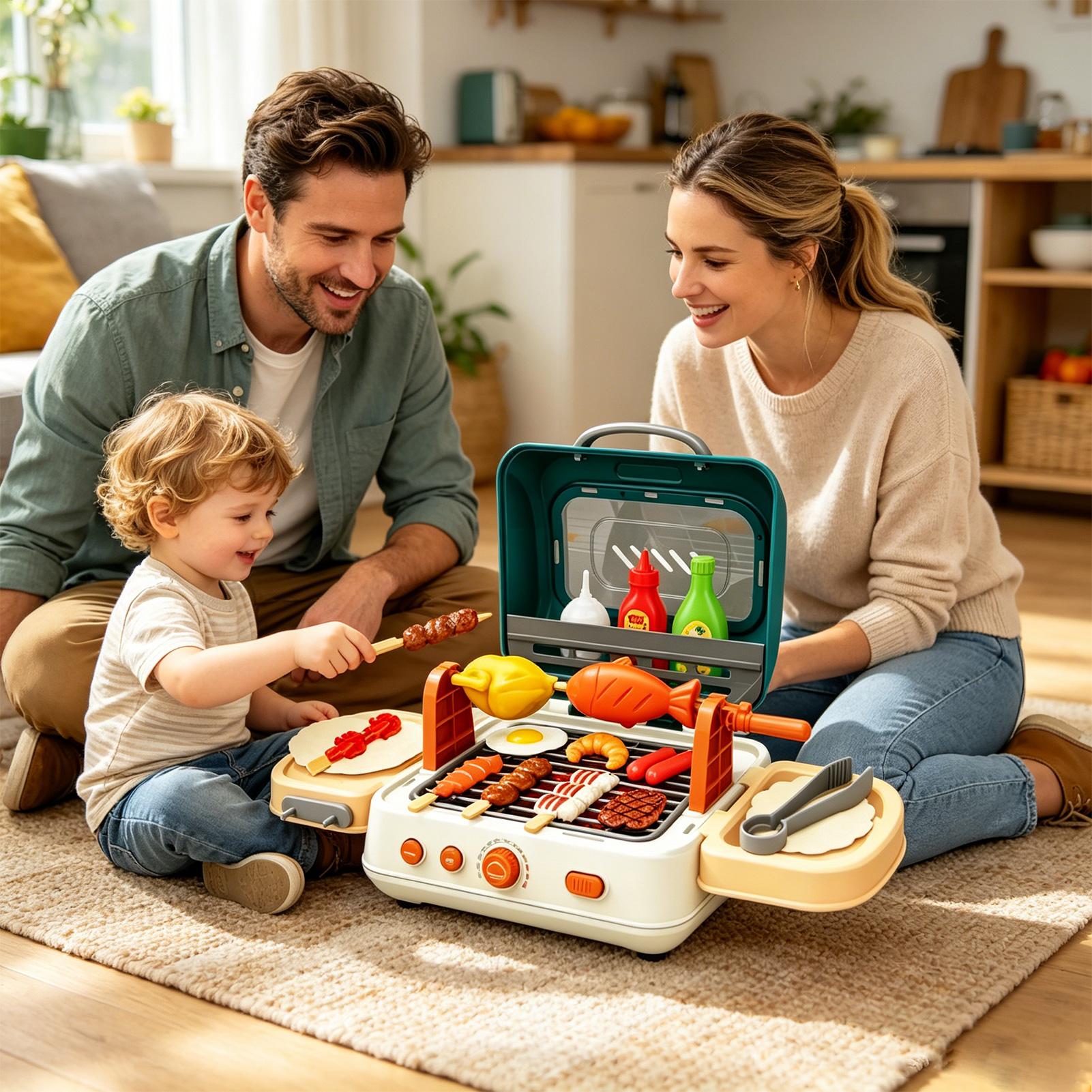 مجموعة ألعاب الشواء الخارجية ل - مراجعة Kids Outdoor Grill Set وسعره