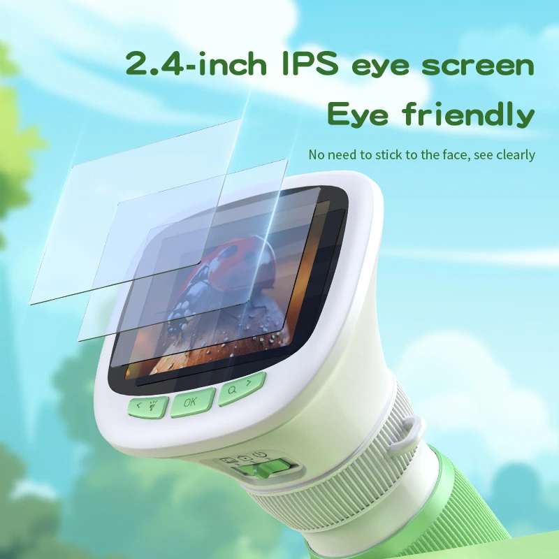مجهر محمول للأطفال مع تركيز دو - مراجعة Kids Outdoor Microscope وسعره
