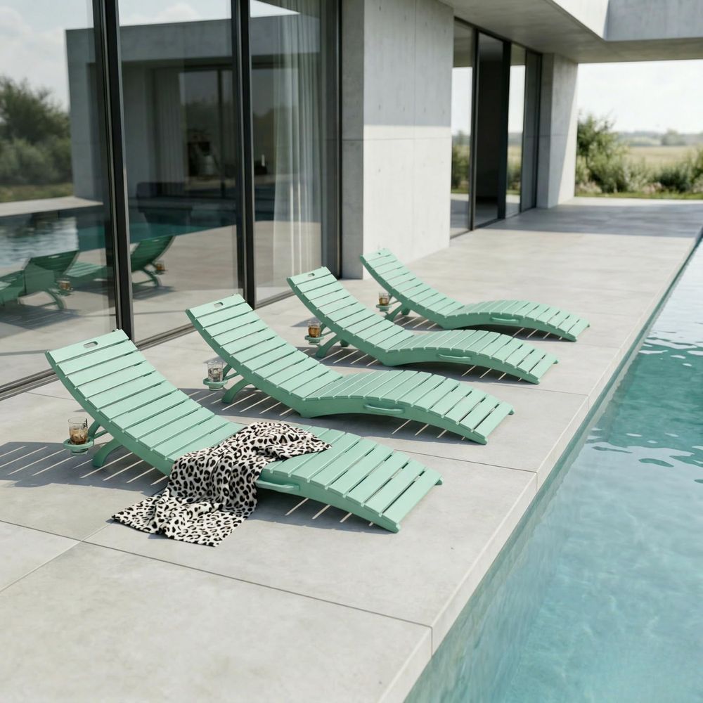 مجموعة من 4 كراسي أديرونداك لل - مراجعة Kids Outdoor Adirondack Chair وسعره