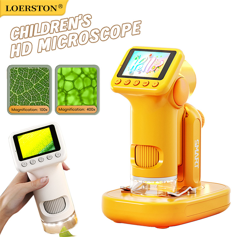 مجهر محمول باليد 1600X مع شاشة - مراجعة Kids Outdoor Microscope وسعره