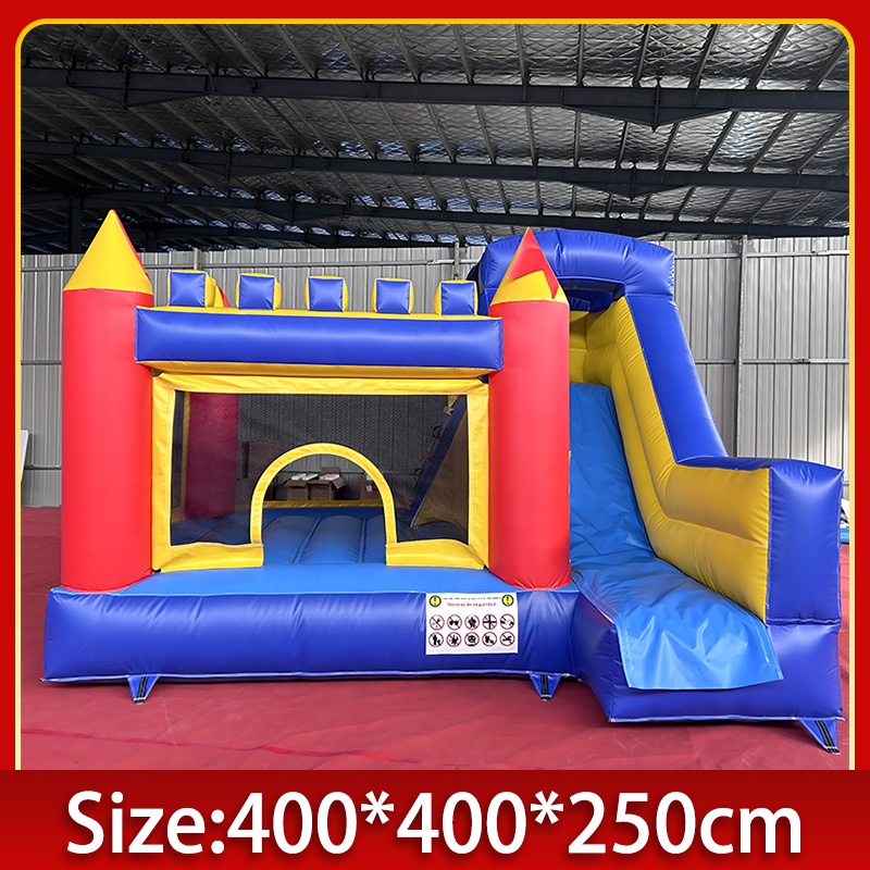 بيت قفز قابل للنفخ 4م × 4م، قل - مراجعة Kids Outdoor Bounce House وسعره