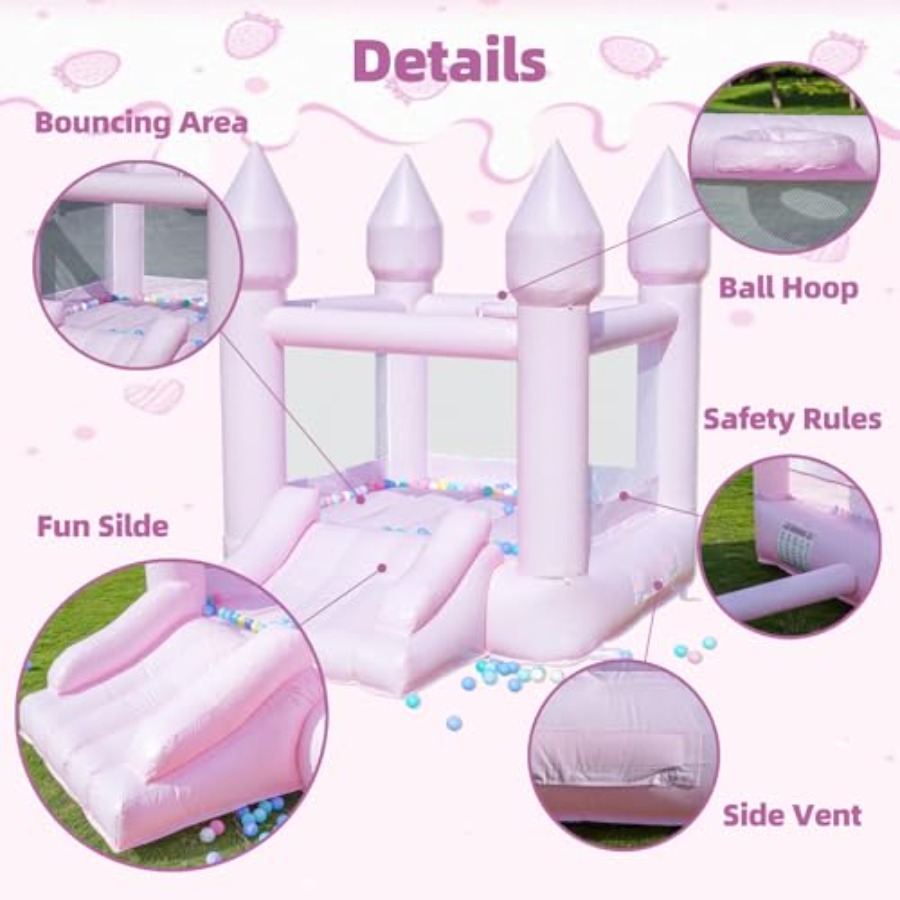 بيت قفز من البولي فينيل كلوريد - مراجعة Kids Outdoor Bounce House وسعره