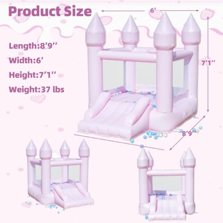 بيت قفز من البولي فينيل كلوريد - مراجعة Kids Outdoor Bounce House وسعره