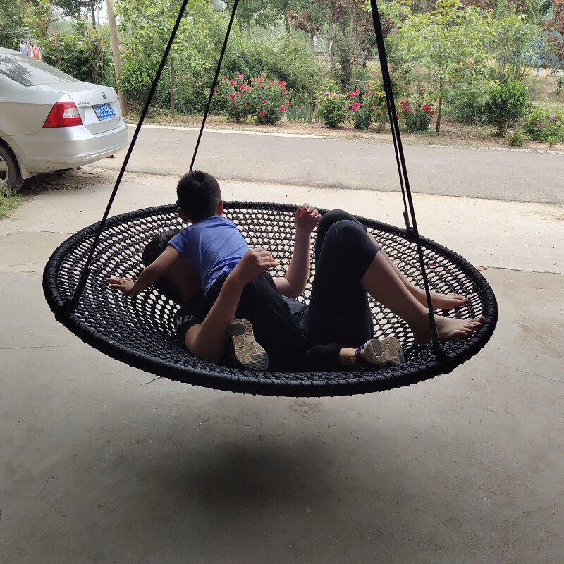 أرجوحة دائرية كبيرة للأطفال لل - مراجعة Kids Outdoor Nest Swing وسعره