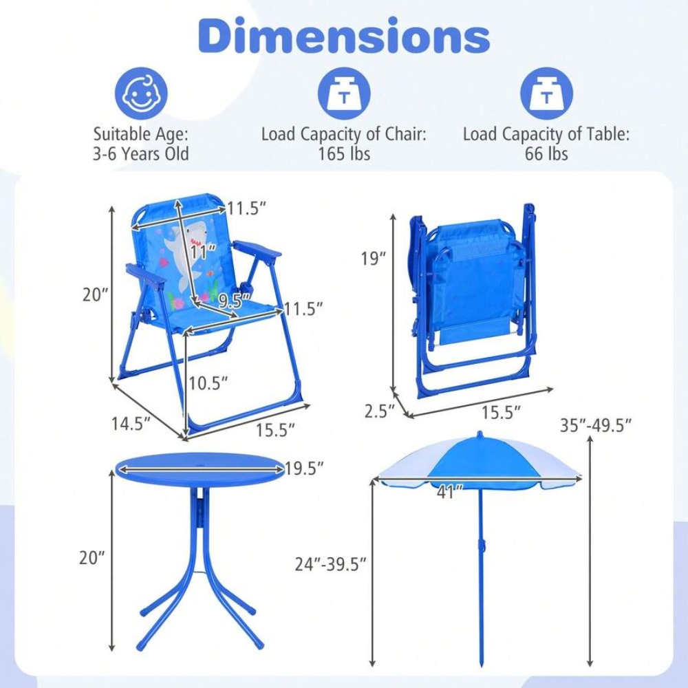 طاولة نزهة للأطفال مع كرسيين ق - مراجعة Kids Outdoor Table And Chairs وسعره