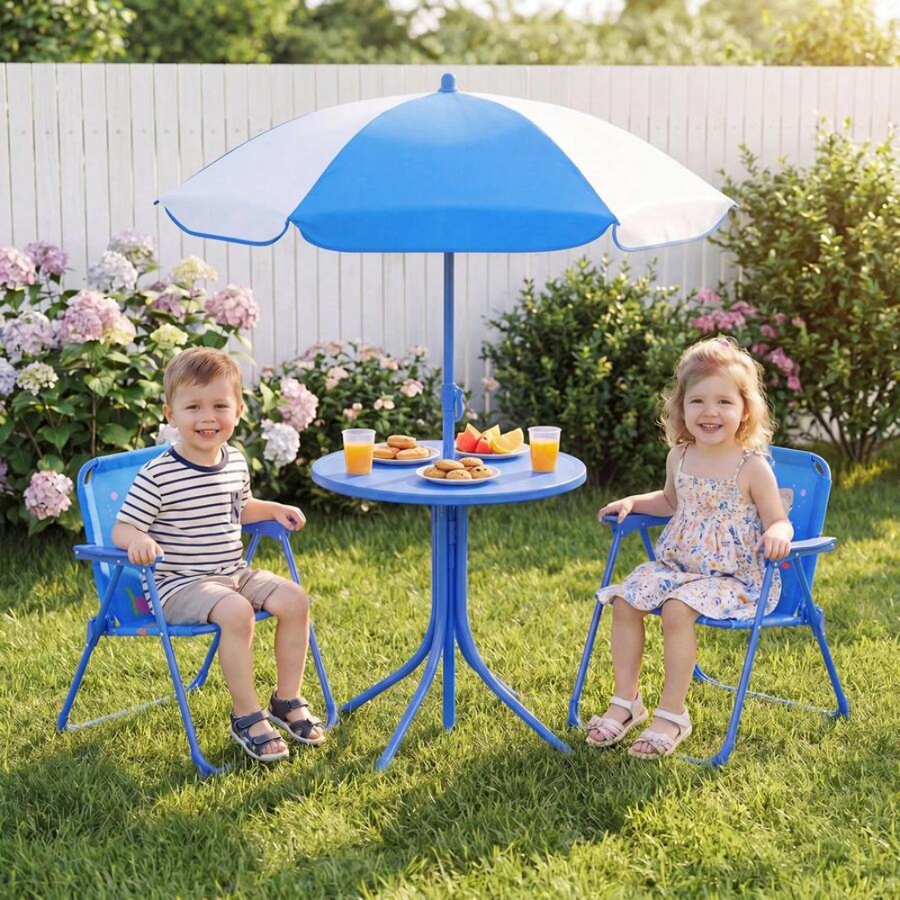 طاولة نزهة للأطفال مع كرسيين ق - مراجعة Kids Outdoor Table And Chairs وسعره
