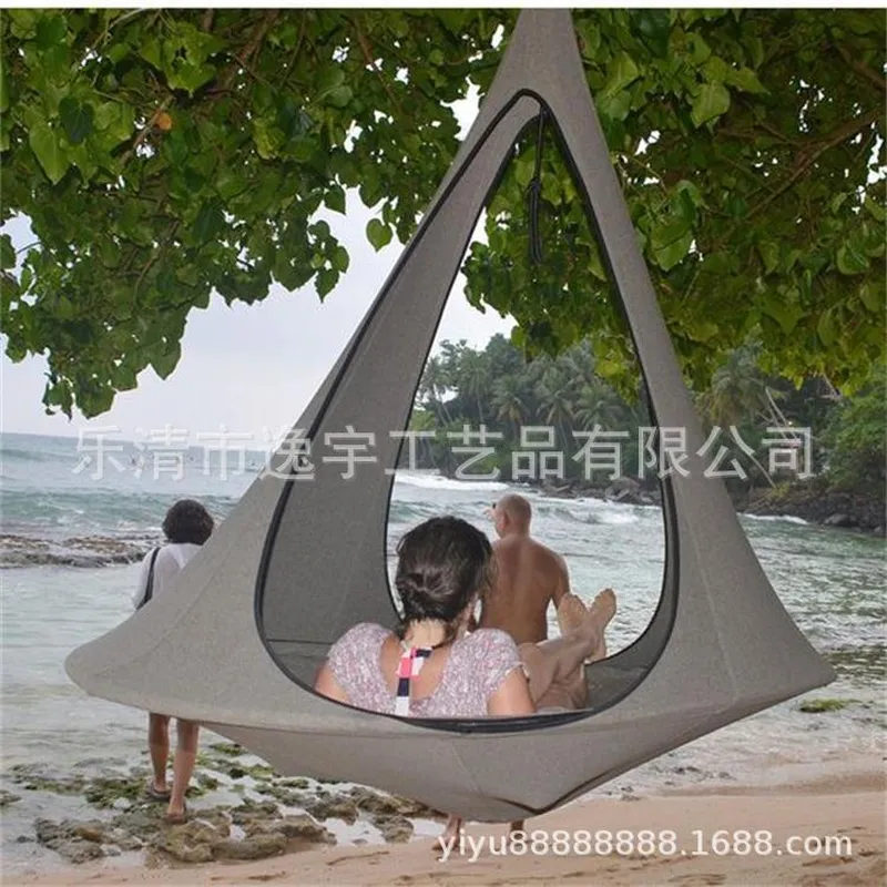 كرسي أرجوحة معلق على شكل خيمة  - مراجعة Kids Outdoor Hammock Chair وسعره